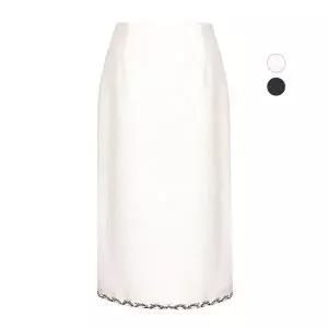 [하프클럽/비비드시크릿가너]여성 쥬얼 봄가을 트위드 정장 미디 스커트