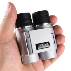 장거리 전문 미니 휴대용 HD 방수 단안 망원경, 자동 초점, 강력한 쌍안경, 50000m, 500x25