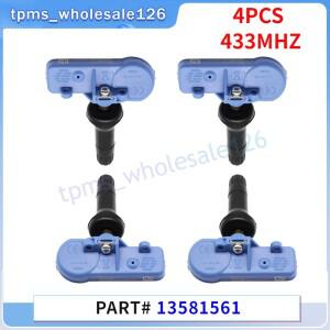 타이어 압력 센서 13581561, 캐딜락 SRX STS 쉐보레 아발란치 카마로 트래버스 GMC 지형 유콘 433MHZ TPMS,