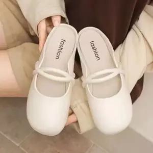 여성 꼬임 스트랩 슬리퍼 간절기 편안한 둥근코 여름 둥근코슬리퍼 스트랩슬리퍼