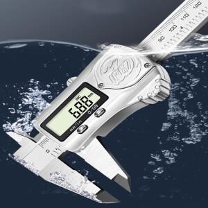 방수 디지털 캘리퍼 금속 하우징, 전자 버니어 게이지 마이크로미터, 수중 작동 가능, 300mm, 150mm, IP67