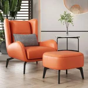 북유럽 1인 소파 양털 패브릭 싱글 1인용 의자