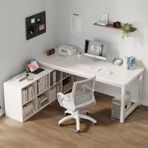 책상 ㄱ자 기역자 L형 모서리 원목 생 1인용 코너 데스크