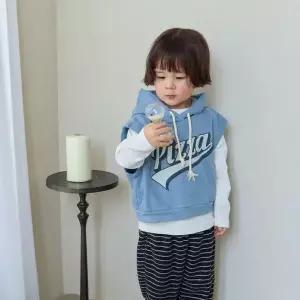 플레인 피자후드베스트 26봄