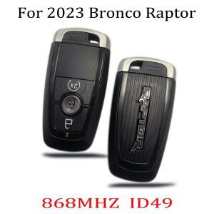포드 2023 브롱코 랩터 원격 시동 제어 자동차 키 868MHZ ID46 호환 바오장드