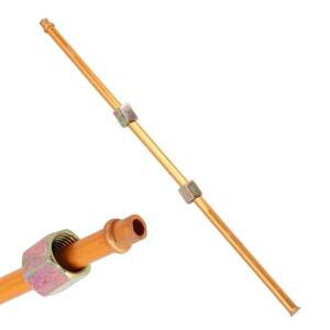 400mm 스레드 알루미늄 공기 압축기 배기 튜브 교체 톤 부품 스테인레스 호스  릴리프 밸브