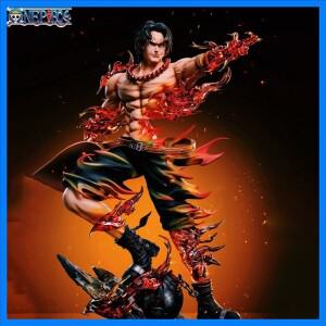 원피스 에이스 애니메이션 피규어 Portgas·D· 에이스 액션 입상 동상 Pvc Gk 모델 컬렉션 인형 책상 장식