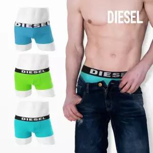 MUST IT_디젤 언더웨어 남자 드로즈 DO 3장 세트 사각 팬티 남성 속옷 패션 로고 새깅