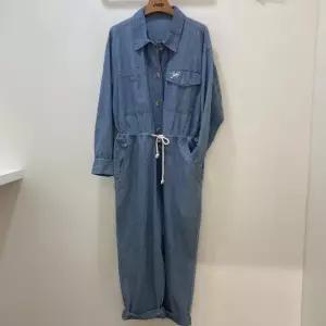 JEEP  여성 전용 데님 카라넥 점프수트 오버롤_A JN2OPF901
