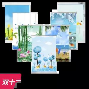 암막 롤스크린 블라인드 가리개 화장실 침실 창문 욕실 차광커튼