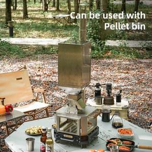 캠핑 화목난로 스테인리스