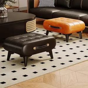 빈티지 간이 스툴 인테리어 의자 보조 북유럽 레트로 카페 화장대 입구용 낮은  거실