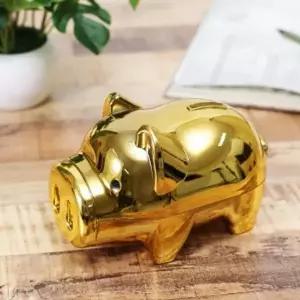 대 841RBU26 골드 팬시 돼지 저금통 올금장 잔돈