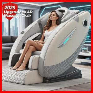 4D 마사지 의자 전신 이완 기능 2025 제로 그래비티 SL-트랙 시아츠 블루투스 스피커 및 AI 제어