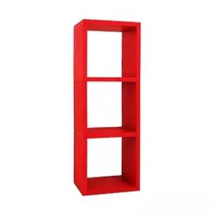 공간박스 Color 3단 박스 수납 선반 큐브 공간박스