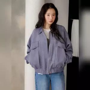 [AK분당점] [올리브데올리브] 올리브데올리브 스웨이드 블루종 점퍼 OL6SJ259