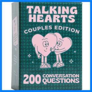 토킹 하츠 대화 카드 - 데이트 나이트 및 여행 모험을 위한 커플 카드 게임 200개의 질문 및 2개의 와일
