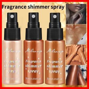플래시 스프레이 지속 플래시 방수 땀 방지 얼룩 방지 얼굴 몸 목에 적합 반짝이는 화장품