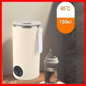 여행용 전기 주전자 무선 충전식 400ML 55 ° C 스테인리스 스틸 여행용 우유 보온병
