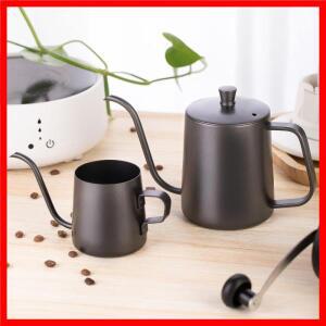 304 스테인레스 스틸 커피 포트 길고 좁은 주둥이 드립 주전자 수동 커피 메이커 차 주전자 250ml/350ml/60
