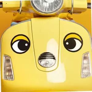 졸음운전방지 자동차스티커 210x210mm 왕눈이 7