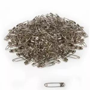 보통 옷핀 27mm 중형 100g 벌크 실버색 - 안전핀 실핀 옷삔 부자재 고리핀