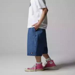 디키즈 dickies 42283 루즈핏 데님 워크쇼츠 Medium Blue