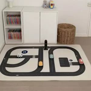 (바배) 두잉썸 도로 놀이매트 (KC) 자동차 키즈러그