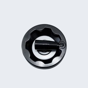 1PC M4 M6 접이식 핸드 휠 핸들 회전 기계 밀링 머신 엄지 나사