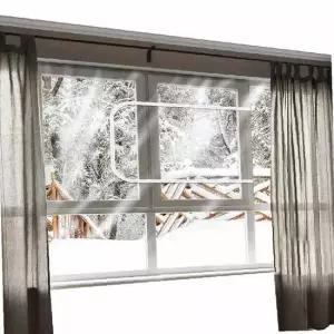 B삼정087 지퍼창문 에바 투명비닐 방풍막 소210x125