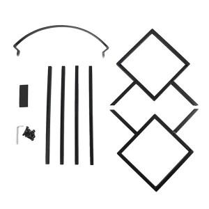 비닐 레코드 정리함 금속 블랙 골드 음악 앨범 디스플레이 랙 휴대용 스탠드 책장 와인 병 보관 거치대 1PC