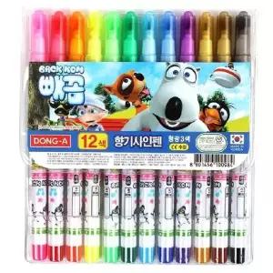 TBZ 동아)향기싸인펜(12색 남)