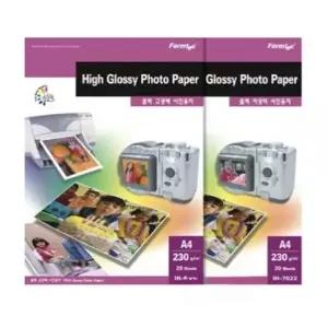 a4사진용지잉크젯전용 304VJZ62 포토인화지 반광택 포토용지 230g A4 20매