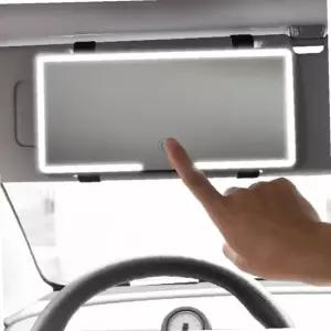 자동차 차량용 운 선바이저 LED 차량용품 거울 룸미러