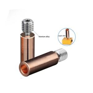 FLSUN SR Q5 3D 프린터 목구멍 튜브 스레드 1.75mm 구리 티타늄  용 5PCS 업데이트엔드 부품 열 브레이크