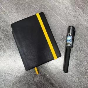 스케줄러 516JCH61 A7 미니수첩 휴대노트 펜포함 포켓 PU 플래