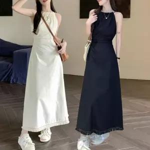 [하프클럽/]여자 골져스 바캉스룩 허리트임 원피스