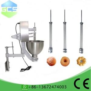 [호환제품] 3개의 금형이 있는 달콤한 도넛 링용 수동 또는  암 1세트 전문 만드는 기계