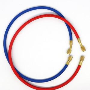 어댑터가 있는 호스가 R12/R22/R134/R502용 에어컨 냉매  게이지 서비스 키트