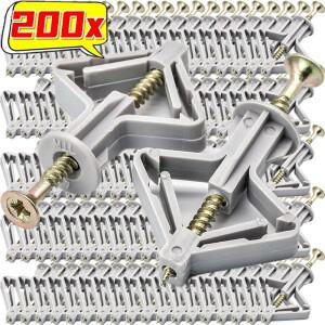 20020x 고정 나사가  석고보드 은못 자체 드릴링 확장 튜브 건식 벽체 앵커 패스너 키트 하드웨어 도구