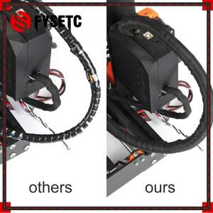 3pcs 3D 프린터 부품 L 50CM OD 13mm 섬유 슬리브 케이블 와이어 포장 Prusa i3 MK2S/MK2.5/MK3 압출기에