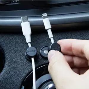 스마트 케이블 자석홀더 차량내부 사무실 선정리 AWa5+4QEr