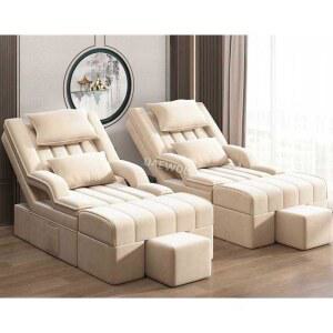 마사지 쇼파 의자 안마 오렌지색 경추 패디의자 전신안마의자 패티 무팔걸이 갈색