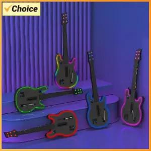 무선 기타 컨트롤러 2.4G 무선 게임 컨트롤러 스트랩 및 동글 포함 PS4 PS3 PC용 기타 히어로