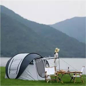 자동캐노피 차박가족그늘막 대형 돔형 갬성 캠핑여름텐트 4인용텐트 감성텐트 편리한텐트