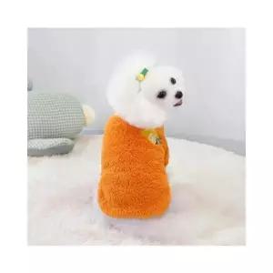 루미나D 강아지 겨울옷 컬러티 방한 과일옷 보온털