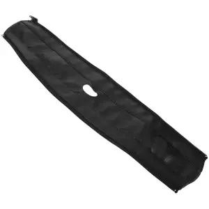 유니버설 유모차 핸들바 커버 블랙 PU 지퍼형 탈부착 그립 교체용 유모차 핸들 슬리브 보호대