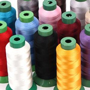 메탈실 수제 나일론 로프 고강도 실크 가벼운 가죽 코드 청바지 두꺼운 원사 재봉틀 대형 1500M 201D