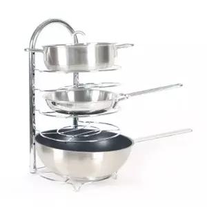 5단 주방 후라이팬 정리랙 정리 정리대 냄비 싱크대 씽크대수납