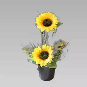 시들지않는 해바라기 화분 1P 조화 소품 인테리어